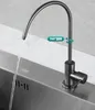 Robinets de cuisine pistolet gris acier inoxydable sans plomb Nickel brossé robinet d'eau Pure robinet de boisson noir