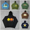 Fashion CPFM Maxfashion McDonalds Smiley Brief Schaumdruck Hoodie Pullover Pullover Kapuzenfleepaar Hoodied Women Hoodies Ärmel Lose 400