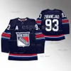 Igor Shesterkin Adam Fox Rangers 2023-24 nieuwe derde trui Artemi Panarin Vincent Trocheck Chris Kreider Mika Zibanejad Kaapo Kakko Alexis Lafreniere Jacob Trouba