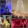 Cordes 2M 3M 5M 10M 20M fil de cuivre LED guirlandes lumineuses éclairage de vacances guirlande de fée pour la décoration de fête de mariage d'arbre de noël