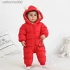 Clothing Sets 2023 New Winter Hooded Rompers for Baby Boy Girl Clothes Thicken Cotton Outfit Newborn Jumpsuit Children Jackets Infant CostumeL231202