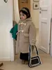 ダウンコートチルドレン2023冬の韓国の摩耗スタイル外国人肥厚温かい毛皮の女の子231202