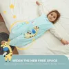 Pajamas MICHLEY Cartoon Children Baby Sleeping Bag Sack With Feet Sleeveless Sleepwear Sleepsack Pajamas For Girls Boys Kids Unisex 1-6T 231202