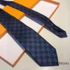 Bow Ties męscy luksus krawat damier pikowane krawat