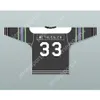 Anpassad Methusaleh 33 Leonardo Reapers Street Hockey Jersey New Top Stitched S-M-L-XL-XXL-3XL-4XL-5XL-6XL