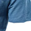 Magliette da uomo Scollo a V Y2k T-shirt oversize da combattimento Camicia da uomo in puro cotone P Tinta unita Large Size Camisa Hombre Fitness Abbigliamento da uomo