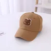 Ball Caps Zomer Baseball Cap Voor Kinderen Baby Cartoon Beer Borduren Leuke Hoed Snapback Katoen Zonnehoeden Jongen Meisje Kinderen