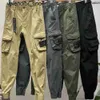 New pants Mens Stones Patches Island Vintage Cargo Pants Designer Big Pocket Overalls Trousers Track Pant Sweater Leggings Long Sports mens womens pants