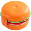 Boîte à déjeuner pour Hamburger, vaisselle, récipient à Bento léger, étuis réutilisables pour l'extérieur, conteneurs à Sandwich pratiques