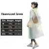 Raincoats Eva Viagem Transparente Pode Chuva Hold Mulheres Mochila Adulto Homem Plástico À Prova D 'Água Moda Rainwear Casaco Raincoat