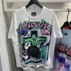 Homens camisetas 2023 Hellstar Camisa de Manga Curta Tee Homens Mulheres de Alta Qualidade Streetwear Hip Hop Moda Camiseta Hell Star Hellstar Curto 066 839
