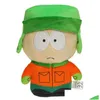 Films TV peluche jouet nouveau 20 cm South Park jouets en peluche poupée de dessin animé Stan Kyle Kenny Cartman oreiller Peluche enfants cadeau d'anniversaire Drop D Dh6Au