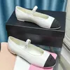 23SS Womens Dress Shoes Ballet Mary Jane Shoe Designer Lambbskin Laiders Ladies Leisure Shoe Slip on Slides Outdoor Round Toes Shoes مع أكياس الغبار البغال الكلاسيكية