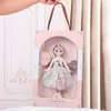 Poupées BJD poupée 41 cm rotule 3D yeux fille avec ensemble complet vêtements habiller cadeau d'anniversaire jouet 35 cm boîte de crème glacée 231202