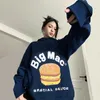 CPFM MAXFashion Hoodie Mcdonalds Smiley Letter Espuma Impressão Moletom Com Capuz Suéter Com Capuz Luxo Fleece Casal Hoodied Mulheres Hoodies Manga Solta Sportswear cpfm