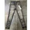 Pantalones vaqueros para hombre Pantalones de mezclilla morados Diseñador Jean Pantalones para hombres Calidad de gama alta Diseño recto Retro Streetwear Pantalones de chándal casuales Joggers pJ58U