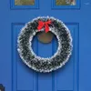 장식 꽃 크리스마스 화환 정문 아름다운 벽 창문 창 겨울 가정 장식 용품