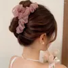 Hair Clips Korean Large Tulle Claw For Women Elegant Female Braid Hairpins Accessories Gift Headdress 2024