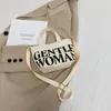 Akşam çantaları Kore tarzı minimalist nazik kadın mini tote çanta bayanlar pamuk tuval messenger crossbody cüzdan 231201