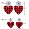 Dangle Earrings Love Mom Sunflower Happy 12mm 18mm Snap Button Heart Acrylic Earrop Ear Scud Diy Jewelry R2120