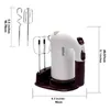 1pc Powerful 5-Speed Hand Mixer with Storage Base and Eject Button - Perfect for Whipping Dough, Cream, Cake, and Cookies