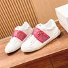 2024 New Tino Lady Dress Shoes 리벳 가죽 운동화 캐주얼 신발 남성 여성 발렌 디자이너 백인 소녀 소년 최고 품질 야외 테니스 신발 산책로 호퍼 트랙 하이킹 신발