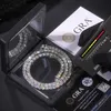 2023 s Hip Hop 925 argent Sterling Vvs Moissanite diamant grappe glacé chaîne de Tennis Bracelet collier pour hommes femmes 228S