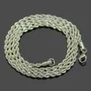 Pendant Necklaces 3mm Hip Hop Rope Chain Necklace Gold Silver Color Stainless Steel For Women Men Jewelry 231201