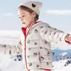 Jacken Säuglinge Down Cotton Padded Jacke Private Baby verfügbar dünne Kleidung Qiu Dong Kapuze mit Kapuze