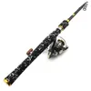 Visaccessoires staaf en haspelset 18m27m koolstofvezel max trek 3 kg lokken 52 1 overbrenging verhouding voor bas pesca 231213