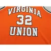 Nikivip XXS-6XL Men #32 Ben Wallace Virginia Union University College Vintage Jersey Size S-4XL Custom أي اسم أو رقم