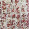 Hårtillbehör Gratis DHL 70Y 1,5 "Petite Shabby Chiffon Rose Flower for Girls Pannband Mini Kids