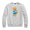 Plein Bear Marka Erkek Hoodies Sweatshirt Sıcak Kalın Sweatshirt Hip-Hop gevşek karakteristik kazak oyuncak ayı Lüks Erkekler Hoodie 9078