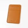 Card Holders Cross-border Sales Of Ultra-thin Layer Leather Small With Lychee Grain Vertical Compact Bag Portable