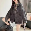 Damesjassen Basic Dames Vintage Eenvoudig Lente Chic Denim Koreaans College Style Meisjesjack Stijlvolle damesbovenkleding met ronde kraag