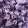 Smyckespåsar 1 kg Natural Amethyst Rough Crystal Stone för att göra Reiki Healing Wicca (cirka 60-80 st) fiskdekor