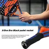 Tennisrackets X-ONE Tennis Padel Racket 3K Koolstofvezel Ruw Oppervlak Ronde Vorm Met Eva Zacht Geheugen Padel Paddle 231201