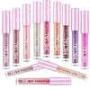 Metallisk flytande läppstift Läpp Gloss Non-Stick Lip Glaze Makeup Pearl Beauty