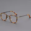 Lunettes de soleil Vazrobe Vintage Tortue Lunettes de lecture Hommes Carré Noir Lunettes Cadre Mâle Anti Reflet Presbyte Hyperopie