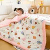 Sängkläder sätter baby täcken koreansk baby täcke bomull vadderad vårens höst och vinter quilt kärna dagis quilt baby pojke flicka quilt 120x150 cm 231202