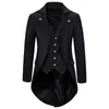 Mäns kostymer Blazer Autumn and Winter Evening Dress Tuxedo Bankett Lapel Suit Solid Color Black Red Navy Blue Brown Jacket