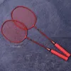 Raquetas de bádminton 2 piezas Juego de raquetas de bádminton de fibra de carbono 100% Raqueta de bádminton profesional súper ligera con bolsa de transporte para principiantes 231201