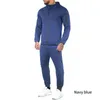Herrstekniska träningsdräkt teknisk ylle hoodie designer träningsbottnar för mäns och kvinnors joggar tekniska ull jogger tracksuit