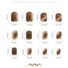 False Nails Shiny Brown Artificial With Premium Eco-Friendly Resin Material For Manicure Lover Daily Home DIY