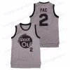 College Wears Film Tournament Shoot Out # 96 Birdie Tupac 23 Motaw 2 Pac Film Maillot de basket-ball 100% Ed Noir S-3XL Rapide S