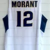 Nikivip Ja Morant Murray State Basketball Jersey Racers University 1 Zion Williamson 12 College Mens Ed