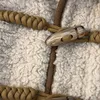 Roupa da bebê Designer Kids Casque de lã de cordeiro Padrão padrão costura de roupas de bebê Tamanho 100-160 cm Cifra de fivela de fivela