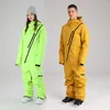 Skijacken, einteiliger Skianzug, Damen, Snowboardjacke, Overalls, Herren-Overall, warmes Set, winddicht, wasserdicht, Winterkleidung