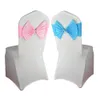 Sashes 25pcsLot Wholesale Bow Chair Band For Party Birthday Banquet Tie Belt Romantic Wedding Decoration Sale 231202