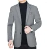 Herenpakken Heren Slanke Blazers Jassen Mannelijke Business Casual Designer Jassen Formele Slijtage Lente Herfst Maat 4